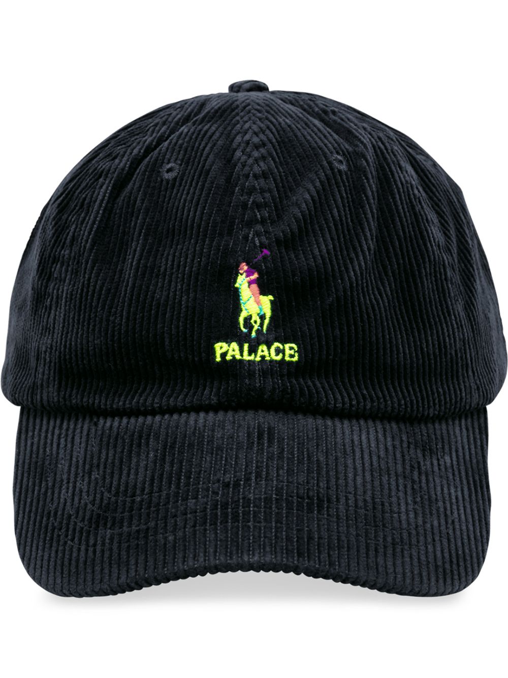 Palace 灯芯绒棒球帽 - 蓝色