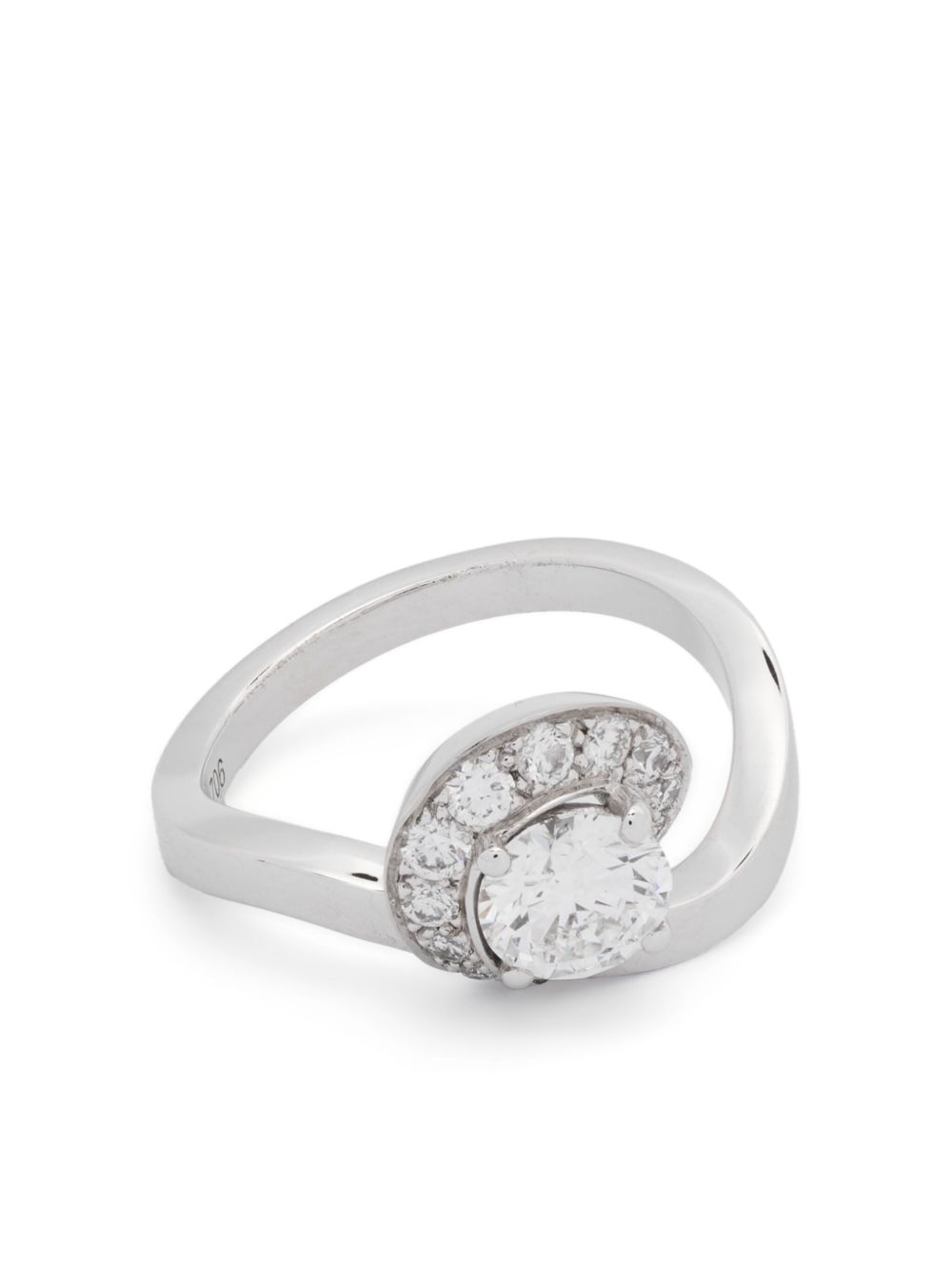 Loyal.e Paris 18K白金 Amour Éternel 钻石戒指 - 银色