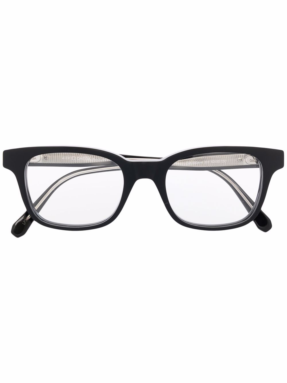 OMEGA EYEWEAR 方框眼镜 - 黑色