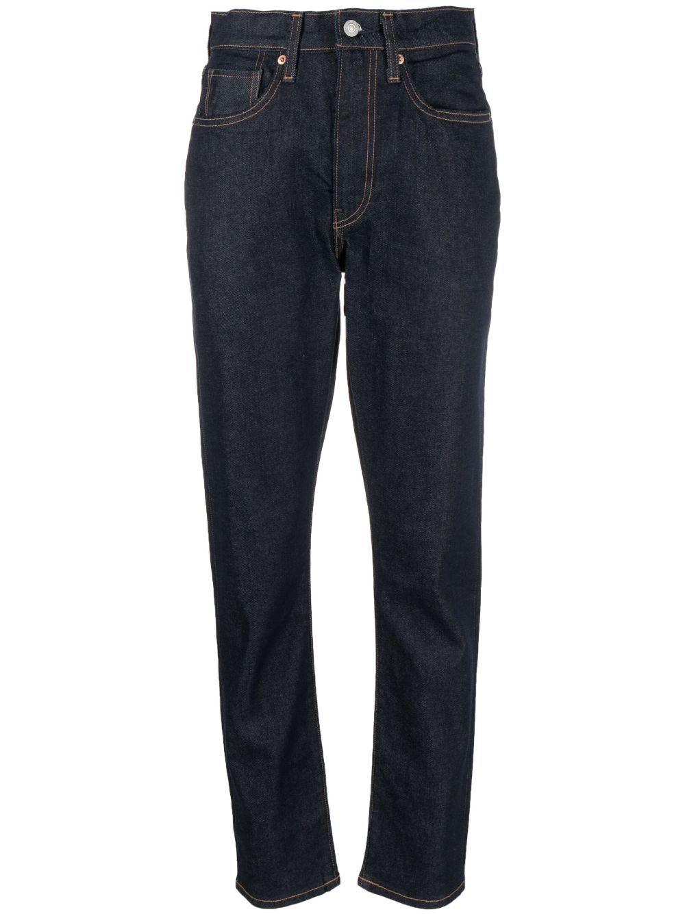 Levi's 中腰锥形牛仔裤 - 蓝色