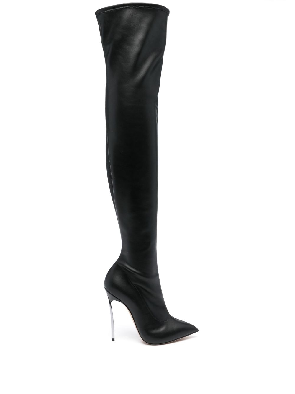 Casadei Blade 高跟靴（12厘米） - 黑色