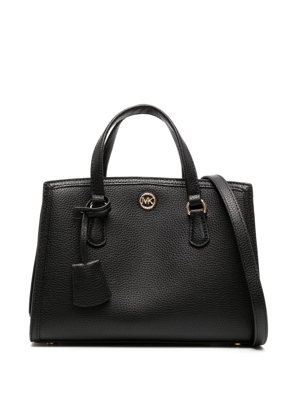 Michael Kors Chantal 小号皮质邮差包 - 黑色