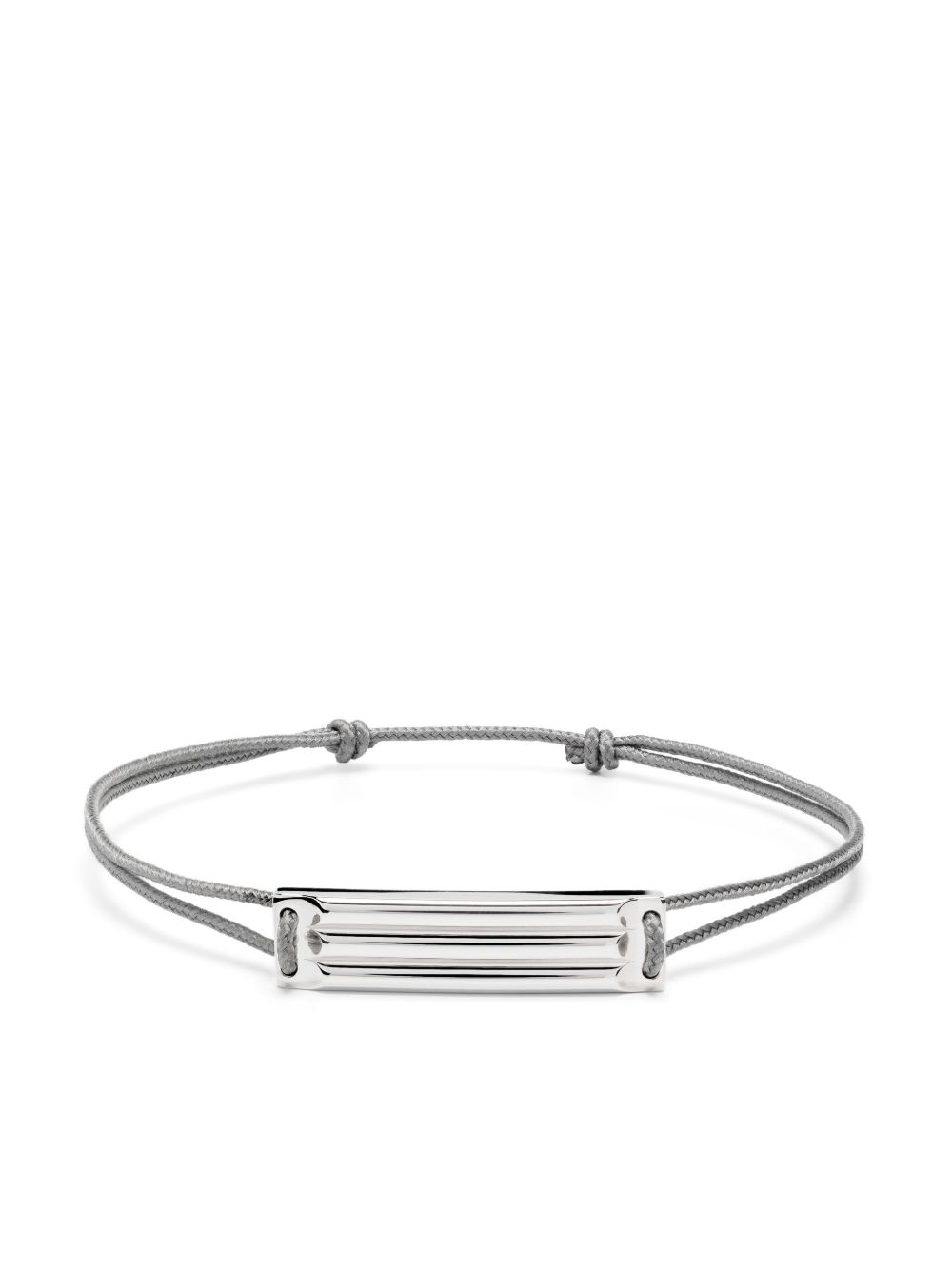 Le Gramme sterling silver 5g Gordon braided bracelet - 银色