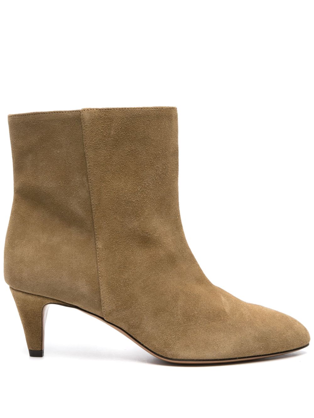 ISABEL MARANT Daxi 中跟绒面皮靴 - 绿色