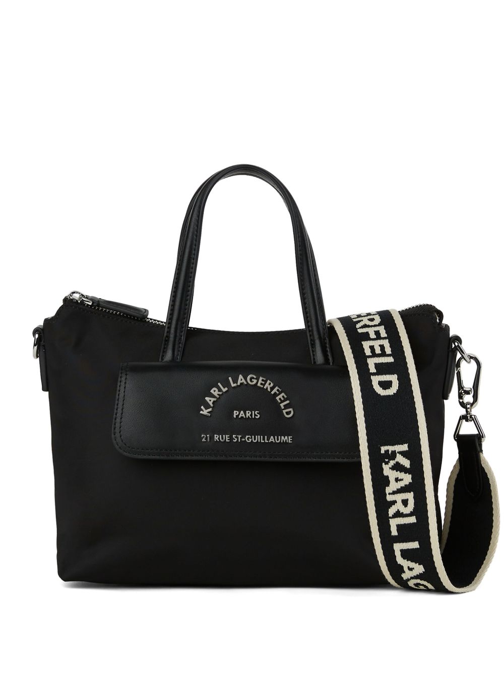 Karl Lagerfeld Rue St-Guillaume 手提包 - 黑色