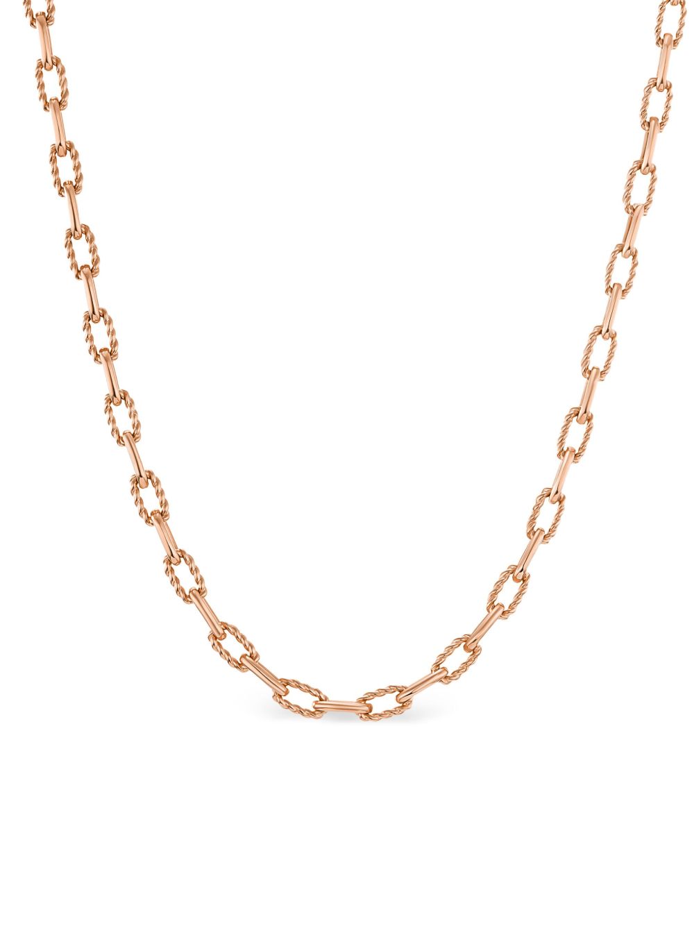 David Yurman 18K玫瑰金 Madison 链式项链 - 金色