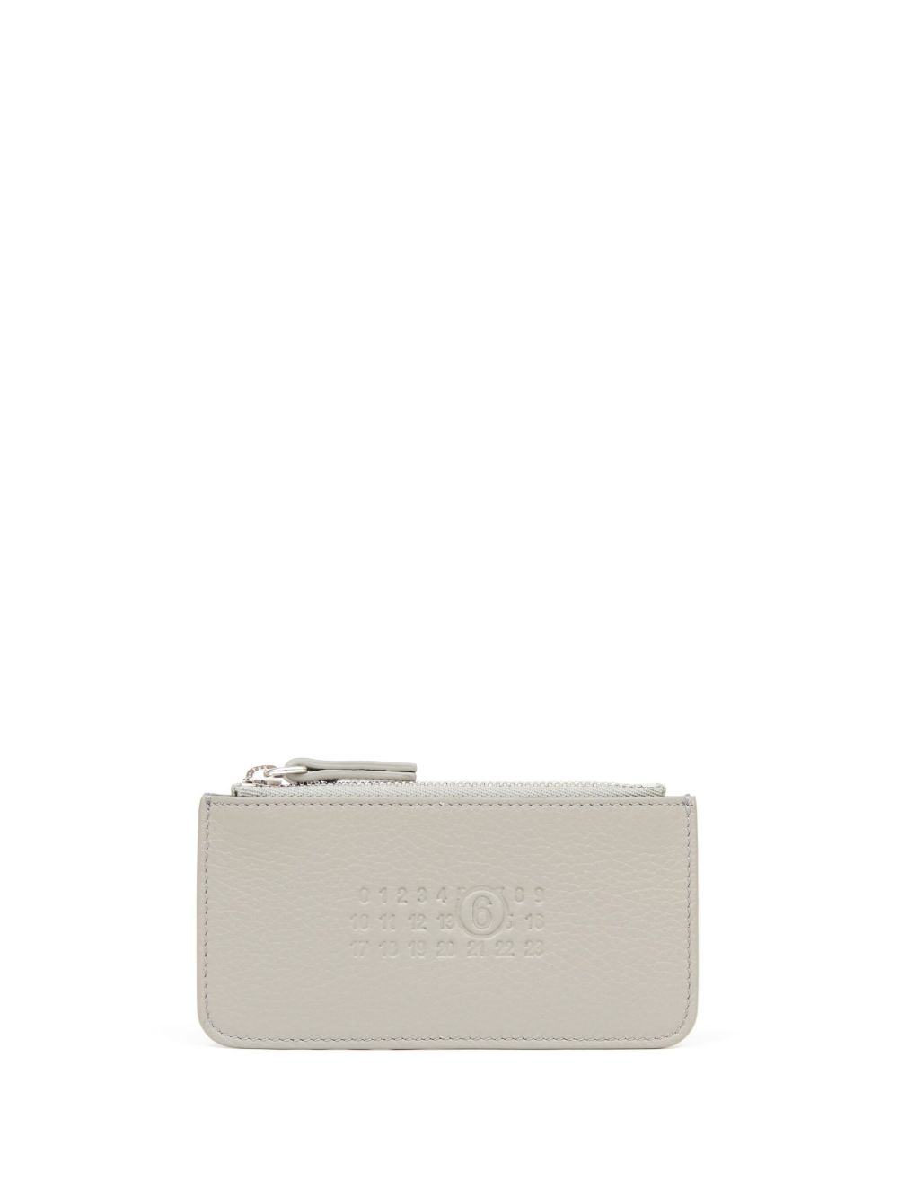 MM6 Maison Margiela Numeric logo压纹卡夹 - 灰色
