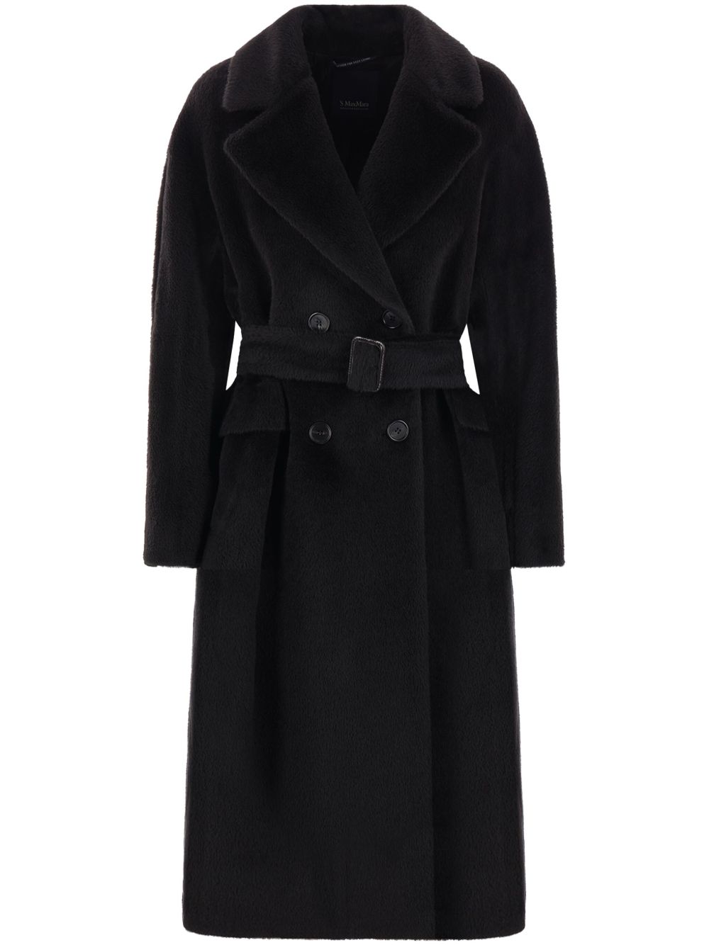 'S Max Mara Eugenio 双排扣外套 - 黑色