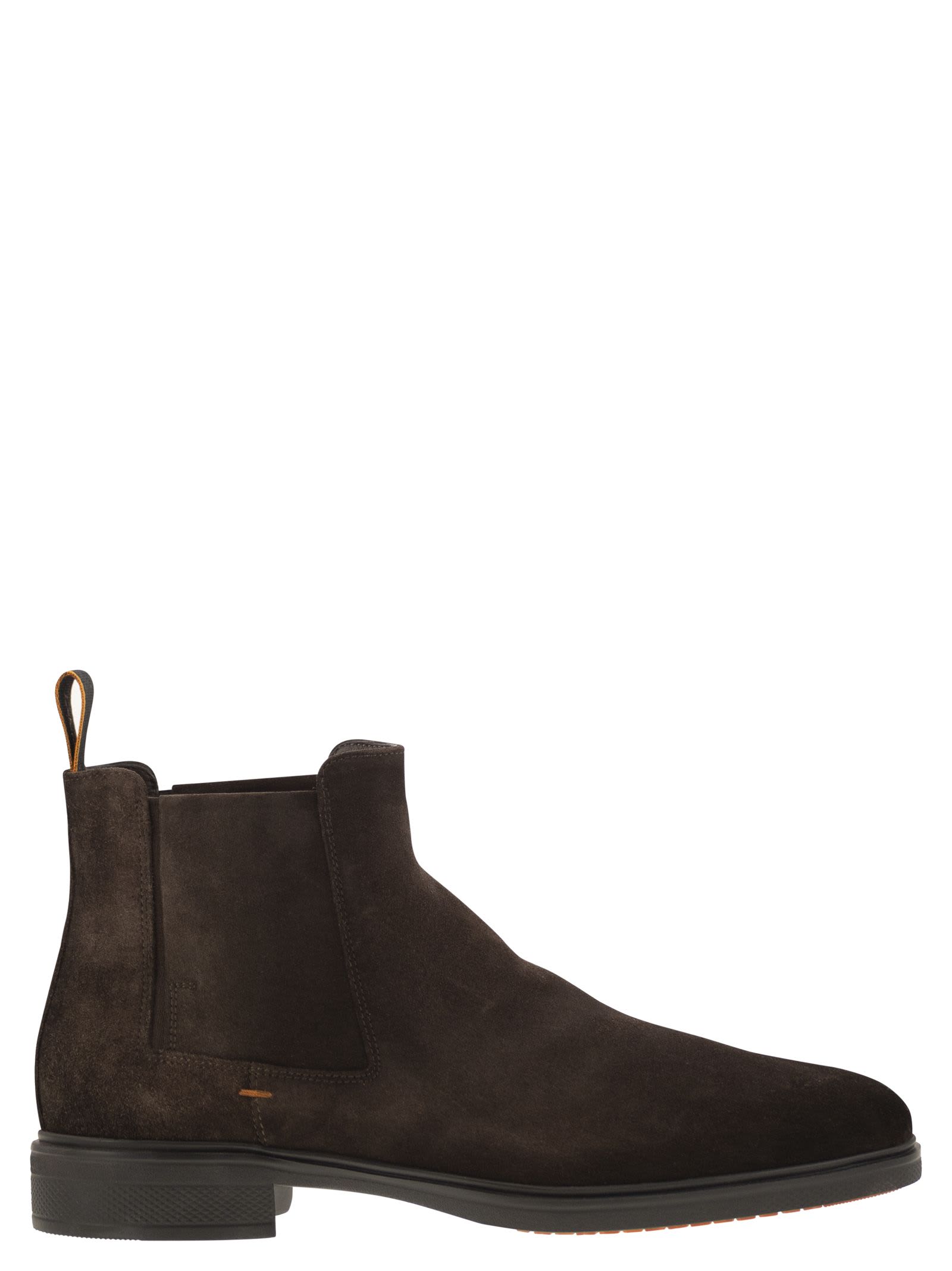 Santoni Suede Ankle Boots