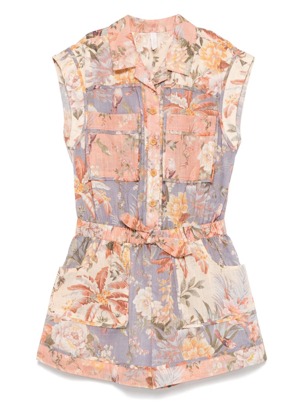 ZIMMERMANN Kids Tallow 连体短裤 - 粉色