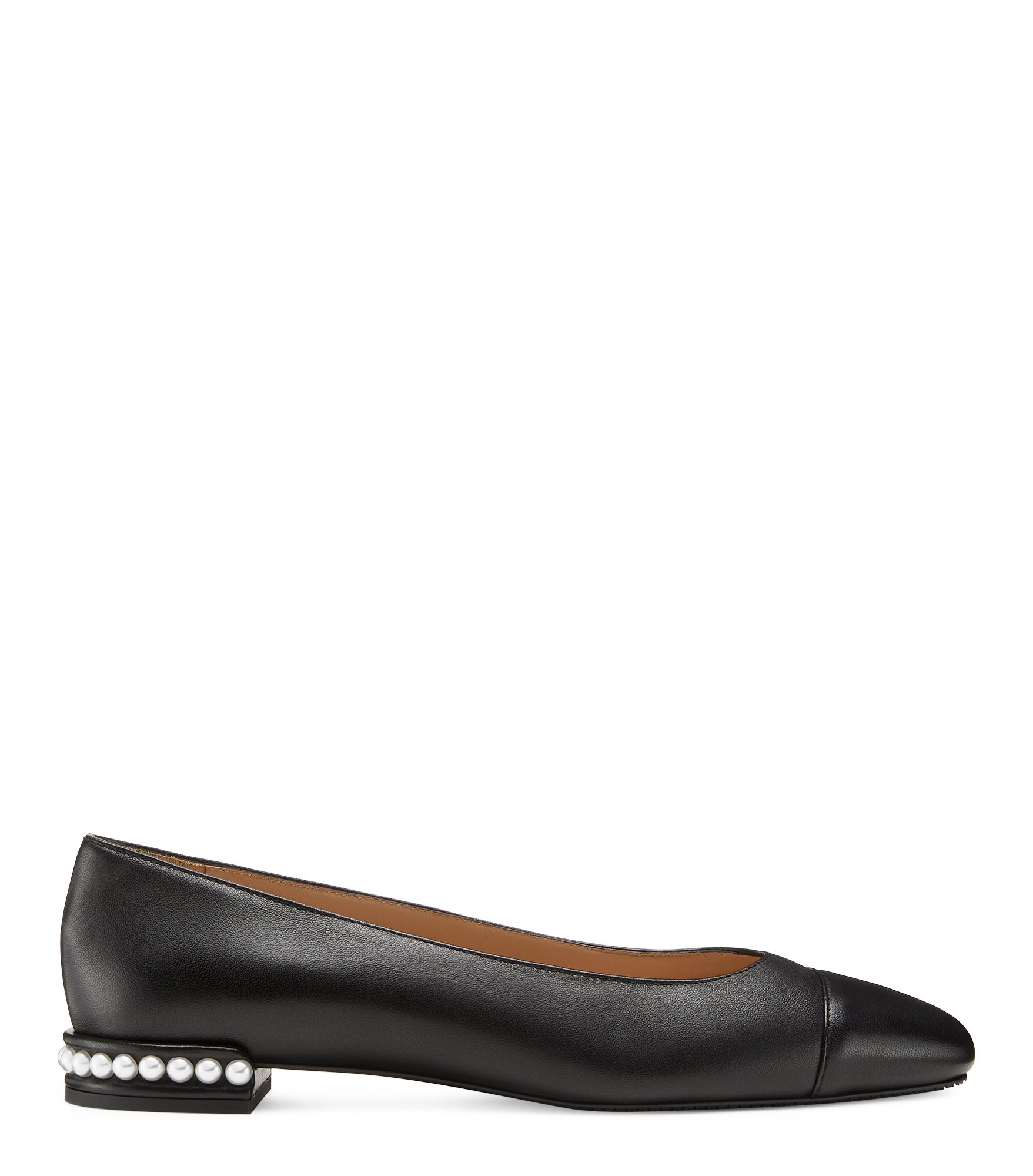 Stuart Weitzman Pearl Flat - Woman Flats And Loafers Black 40.5