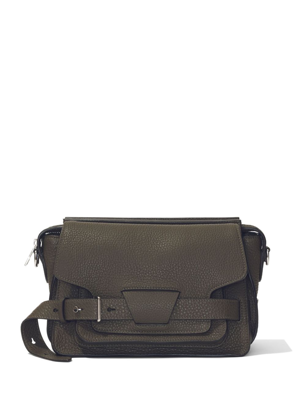 Proenza Schouler Beacon 皮质马鞍包 - 绿色