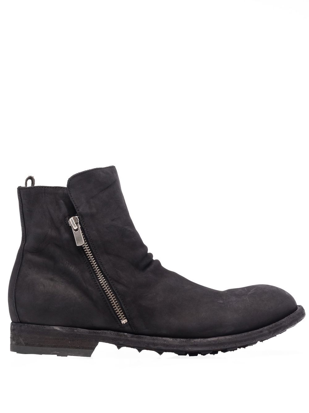 Officine Creative Arbus 拉链短靴 - 黑色