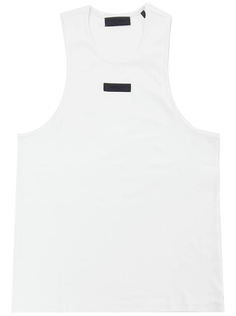 FEAR OF GOD ESSENTIALS logo贴花棉坦克背心 - 白色