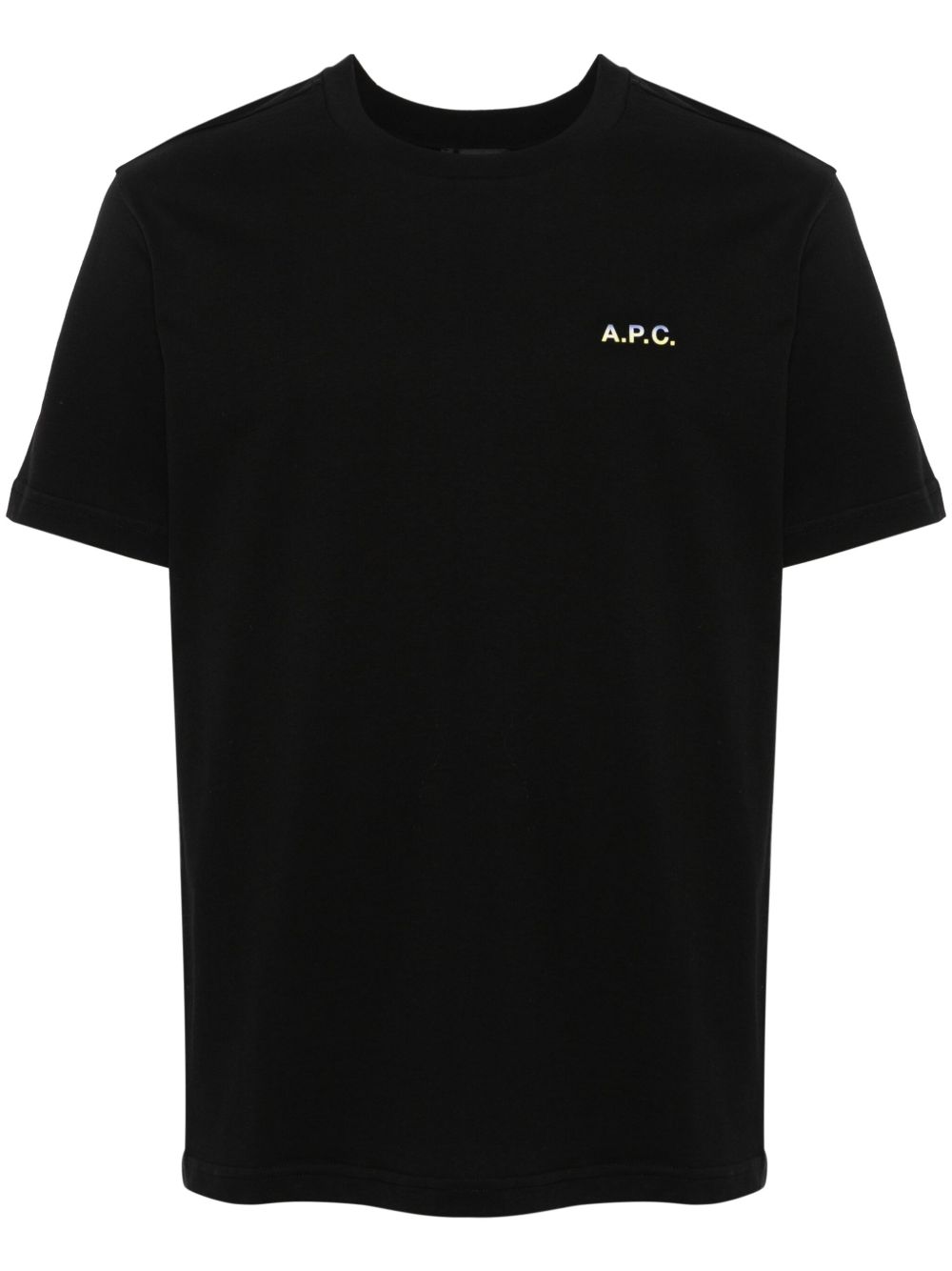 A.P.C. logo印花T恤 - 黑色