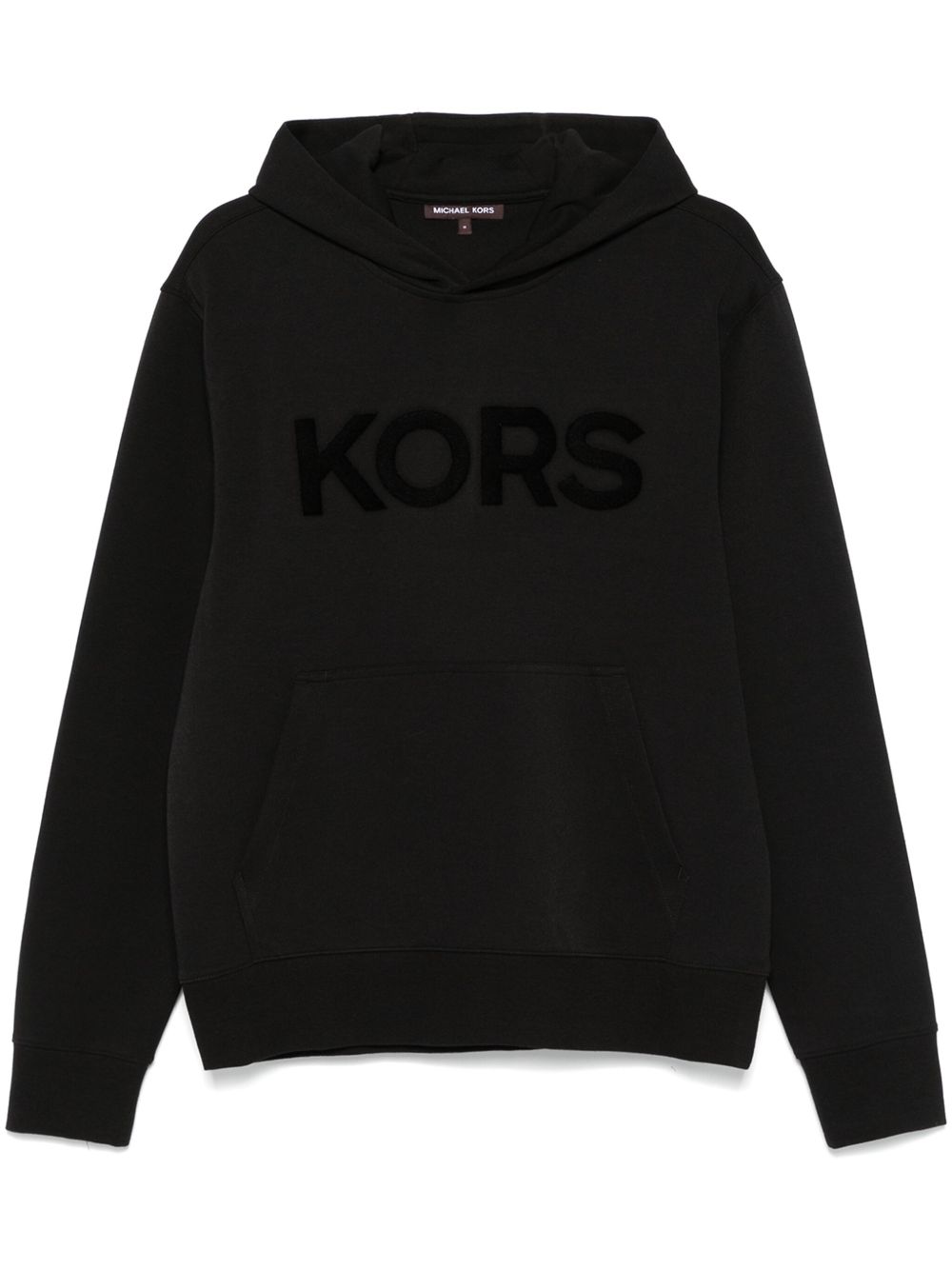 Michael Kors 簇绒logo连帽衫 - 黑色