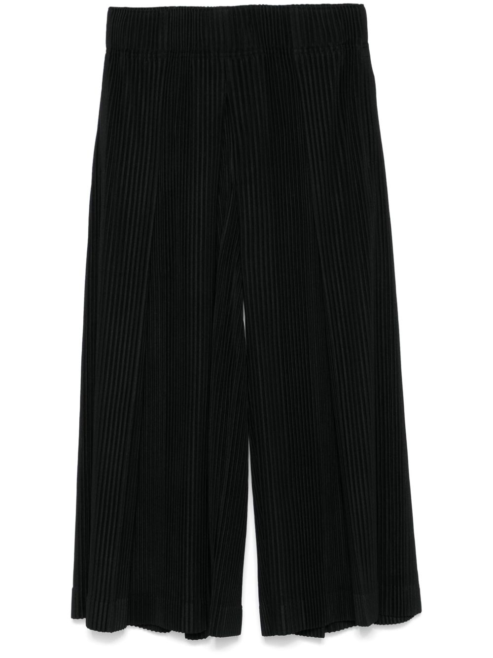 Homme Plissé Issey Miyake Tucked长裤 - 黑色