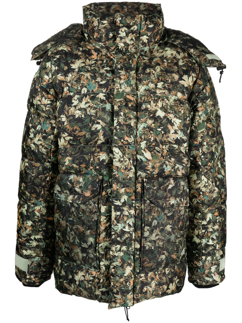 The North Face 73 叶形印花填充夹克 - 绿色