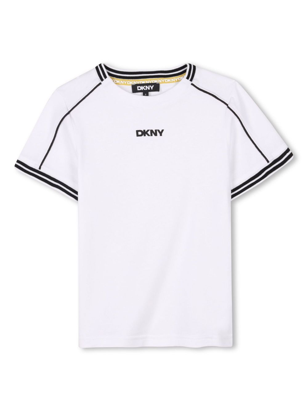 Dkny Kids logo印花T恤 - 白色