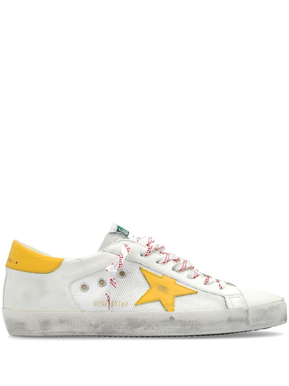 Golden Goose Super-Star 网面板鞋 - 白色
