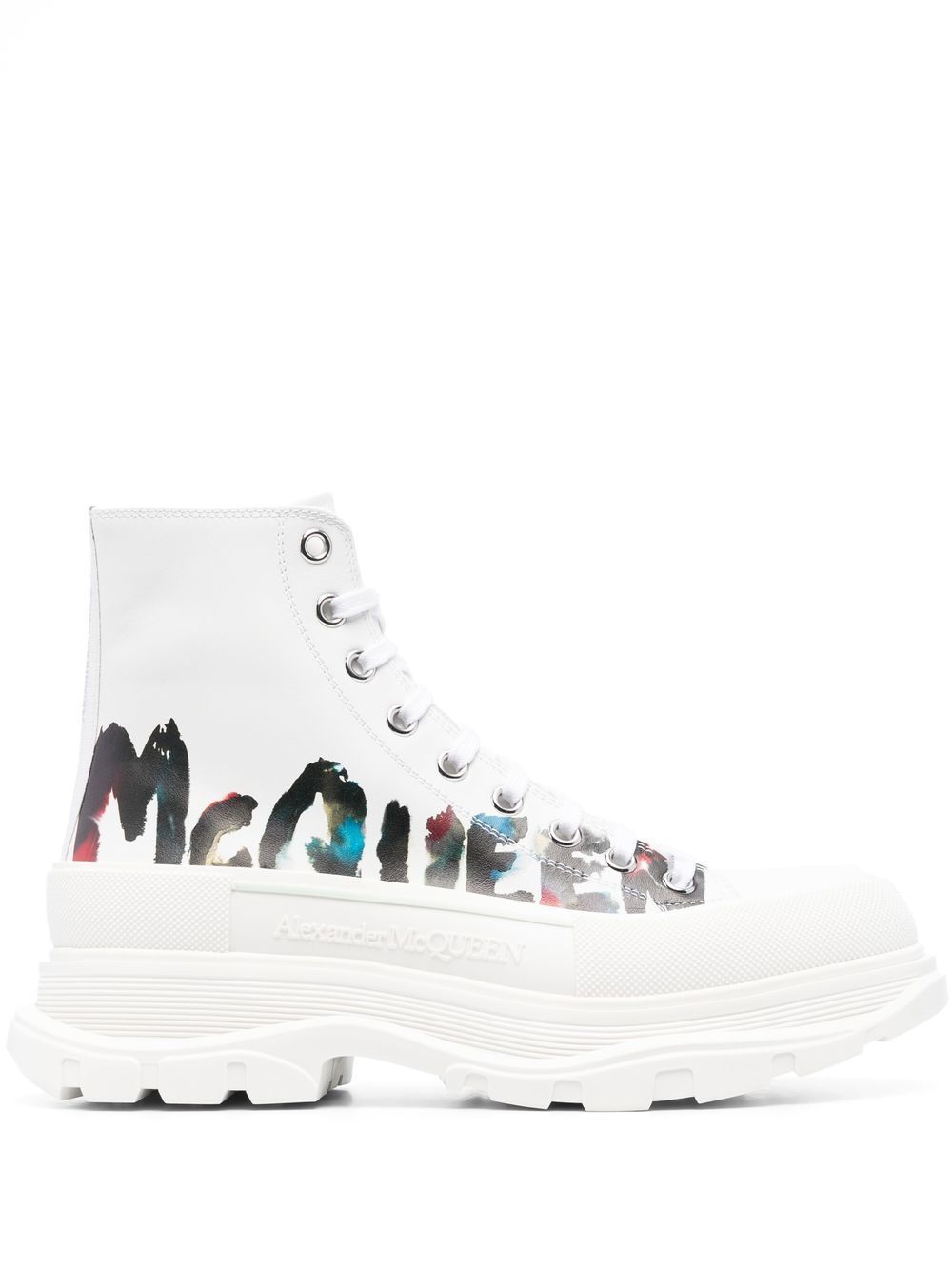 Alexander McQueen Tread Slick 高帮运动鞋 - 白色
