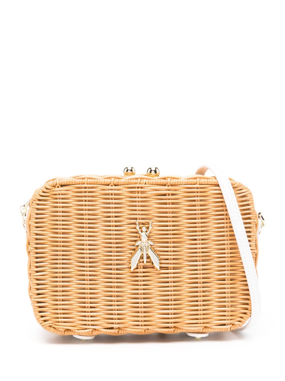 Patrizia Pepe Wicker 斜挎包 - 中性色