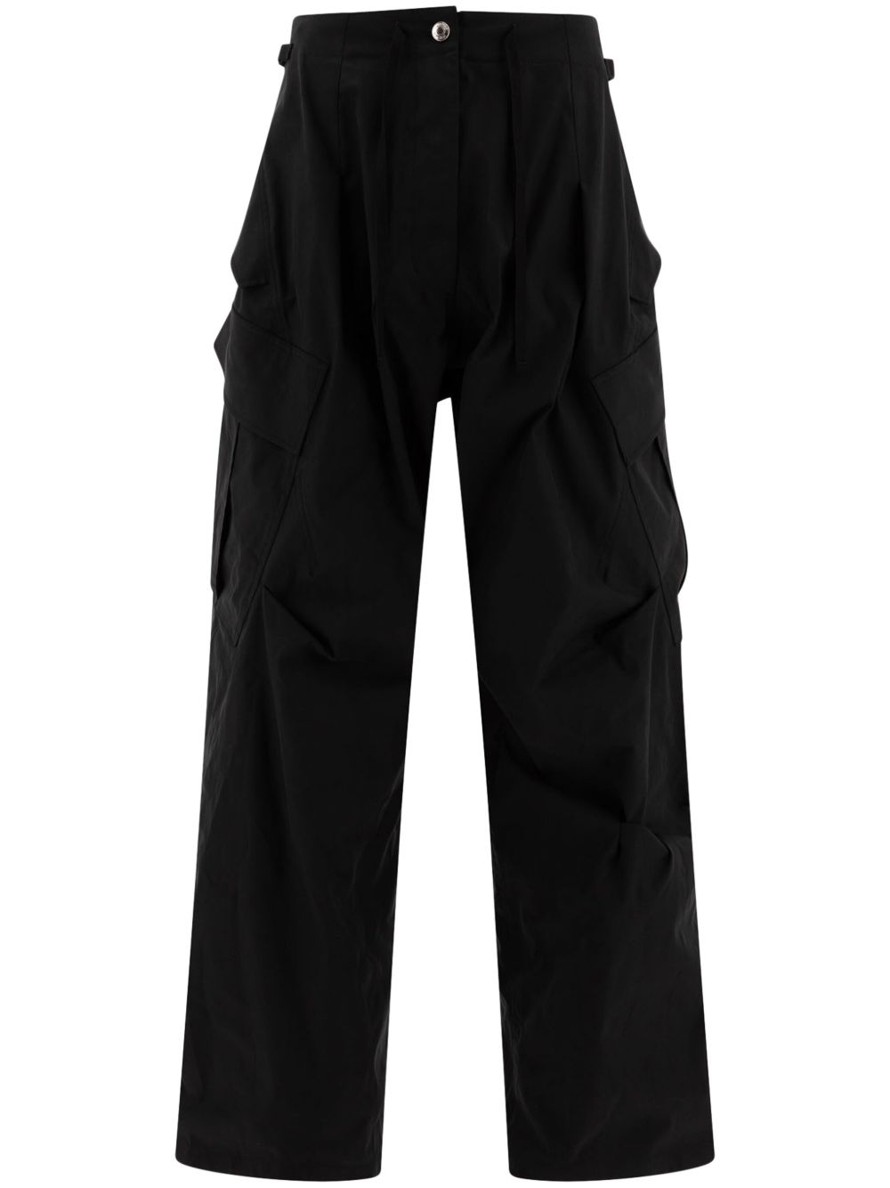 Alexander McQueen 棉混纺工装裤 - 黑色