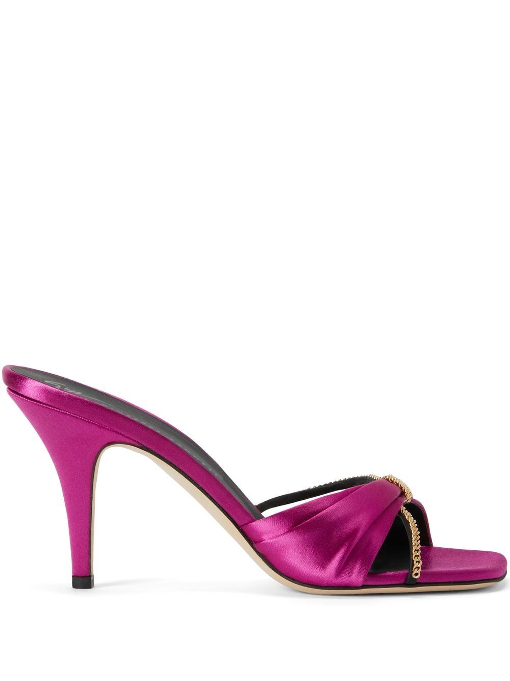 Giuseppe Zanotti Symonne 缎面凉鞋 - 粉色