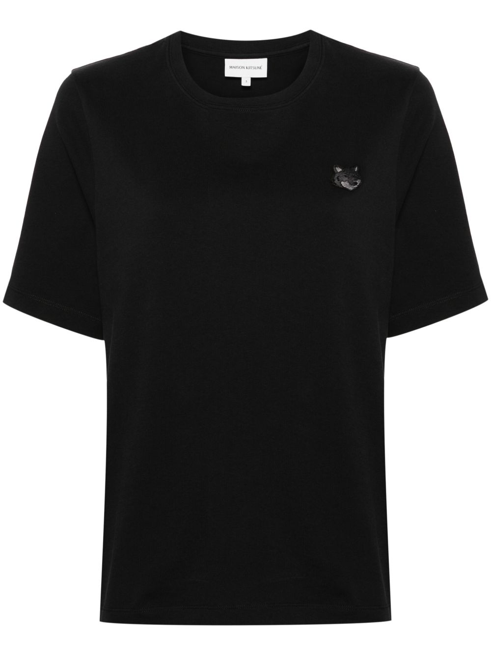 Maison Kitsuné Bold Fox 棉T恤 - 黑色