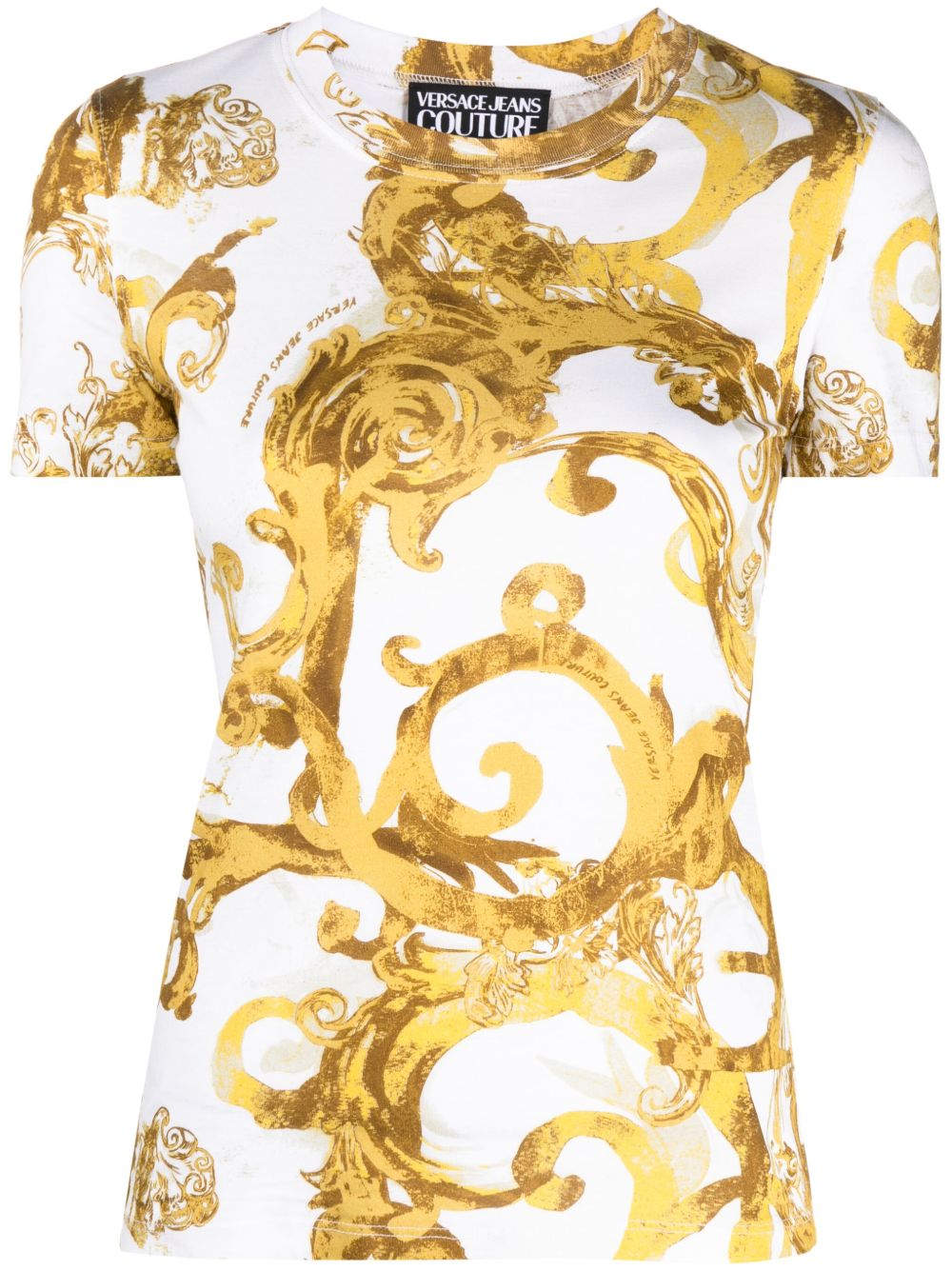 Versace Jeans Couture Couture 棉T恤 - 白色