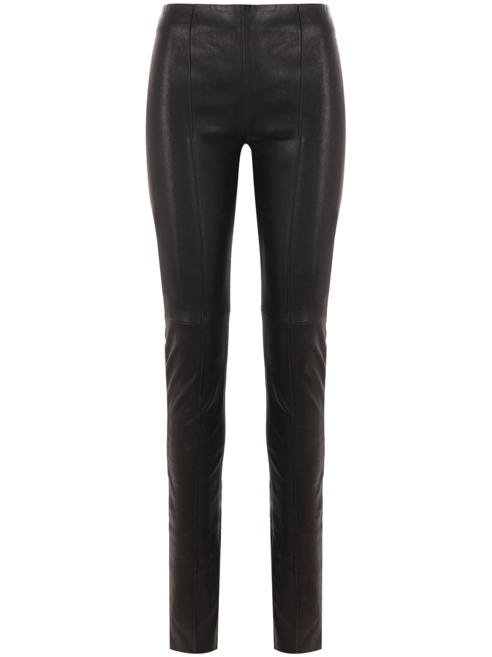 Ann Demeulemeester 皮质打底裤 - 黑色