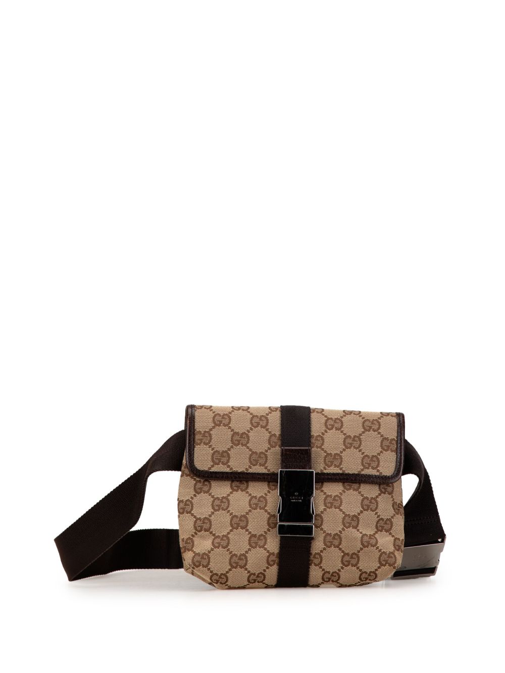 Gucci Pre-Owned GG Canvas 手提包（2000-2015年典藏款） - 褐色