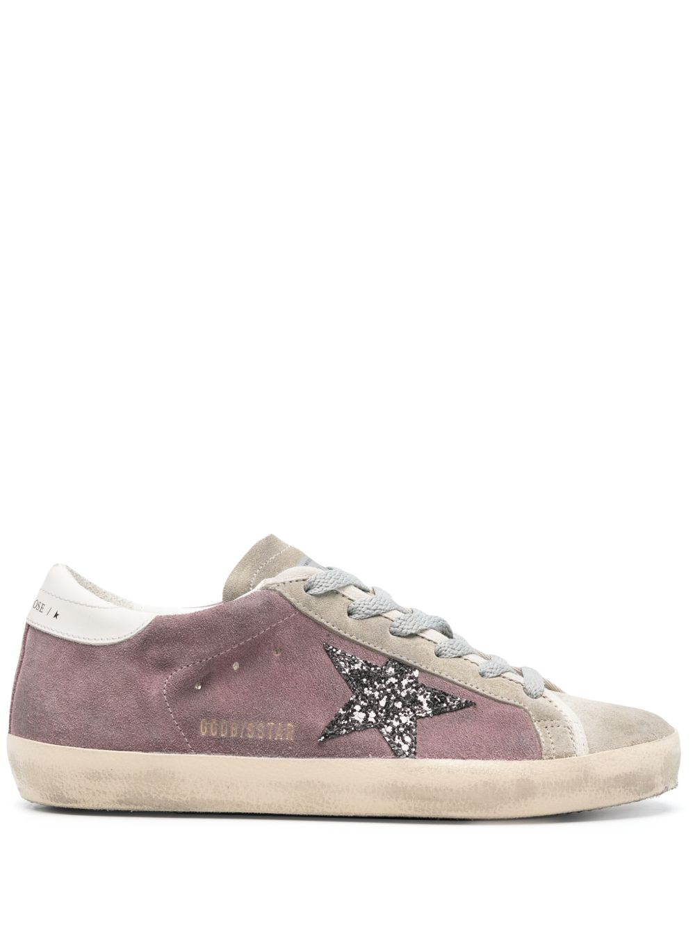 Golden Goose Super-Star 绒面皮运动鞋 - 紫色