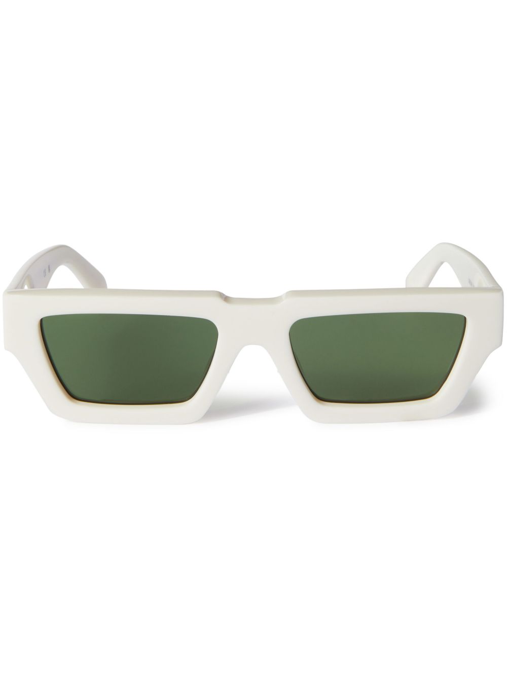 Off-White Eyewear Manchester 方形镜框太阳眼镜 - 白色