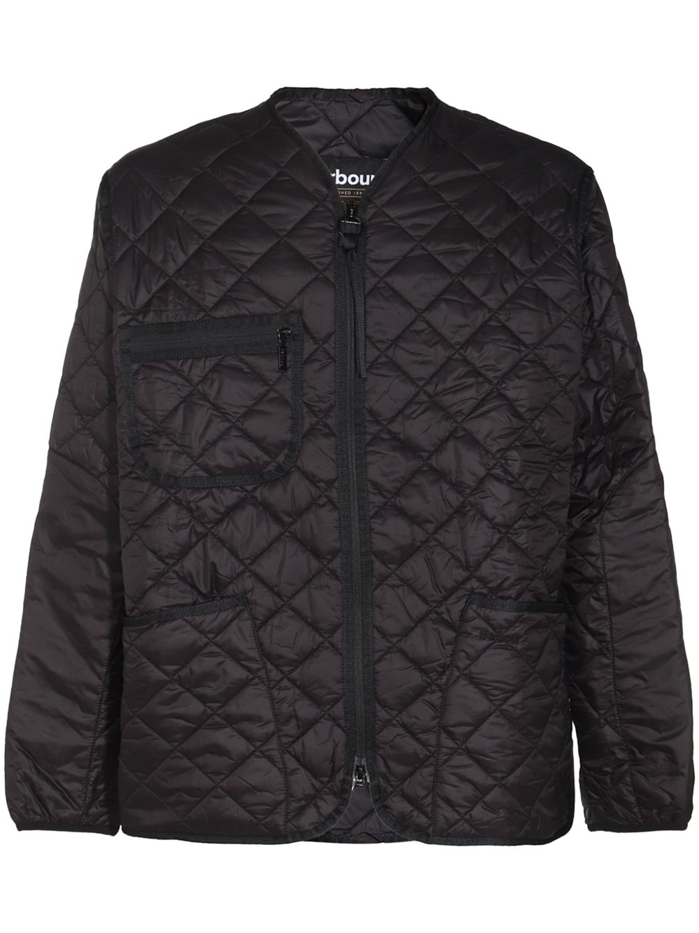 Barbour Liddesdale 绗缝夹克 - 黑色