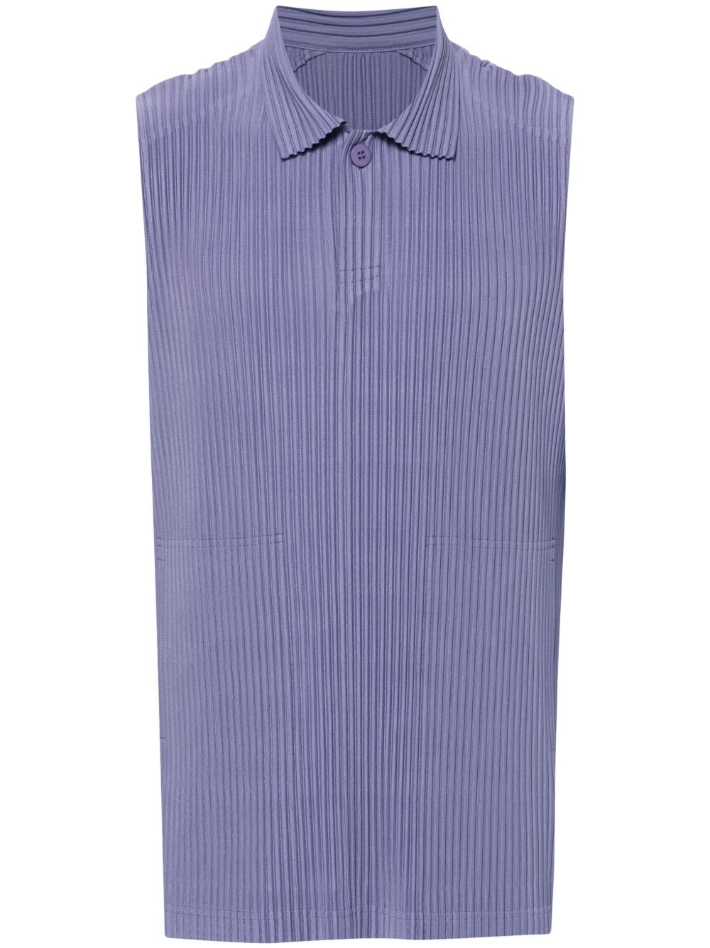 Homme Plissé Issey Miyake MC July polo衫 - 紫色