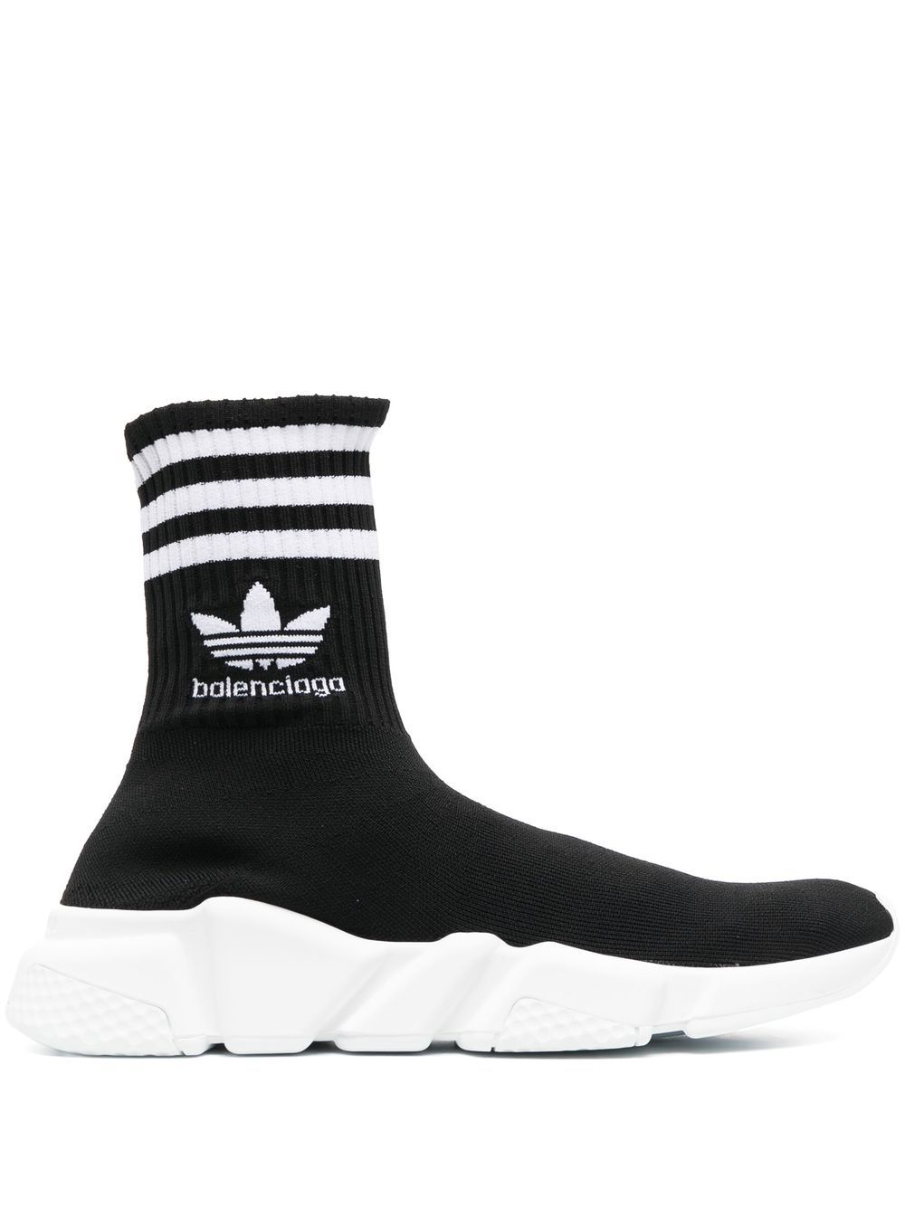 Balenciaga x adidas Speed 高帮运动鞋 - 黑色