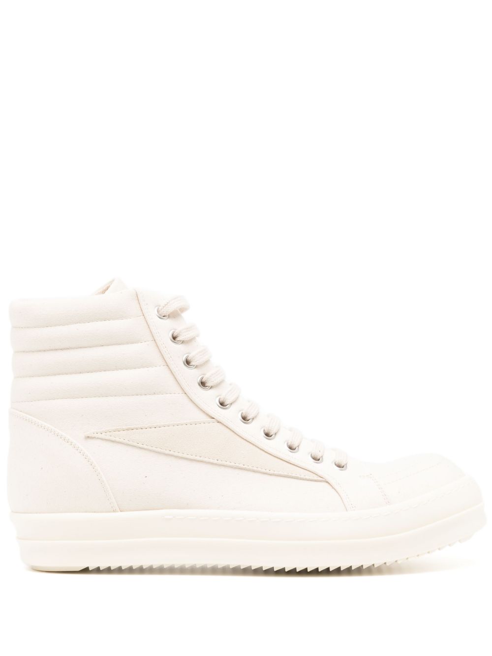 Rick Owens DRKSHDW Lido panelled high-top sneakers - 中性色