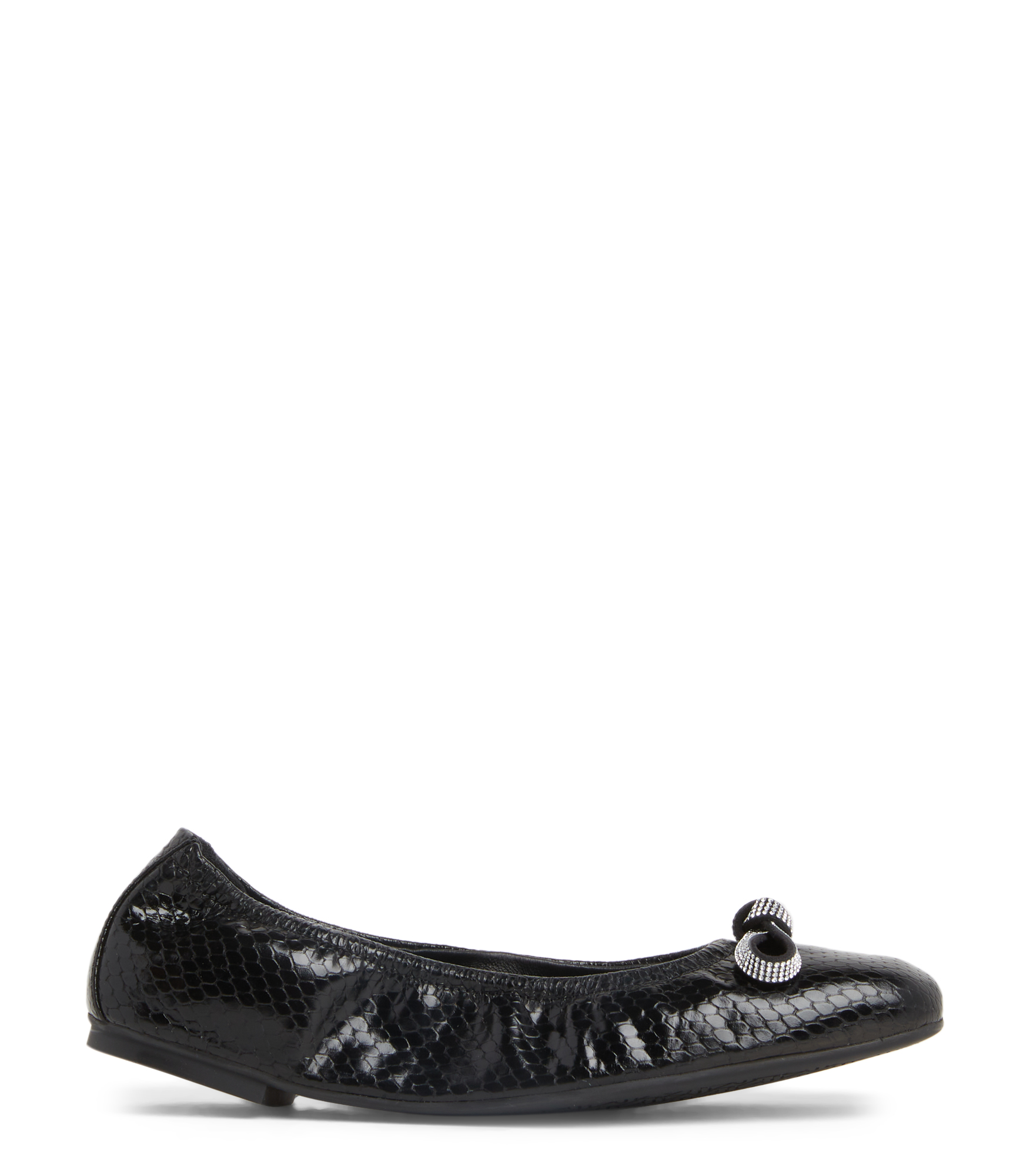 Stuart Weitzman Sw Bow Ballet Flat - Woman Flats And Loafers Black 37.5
