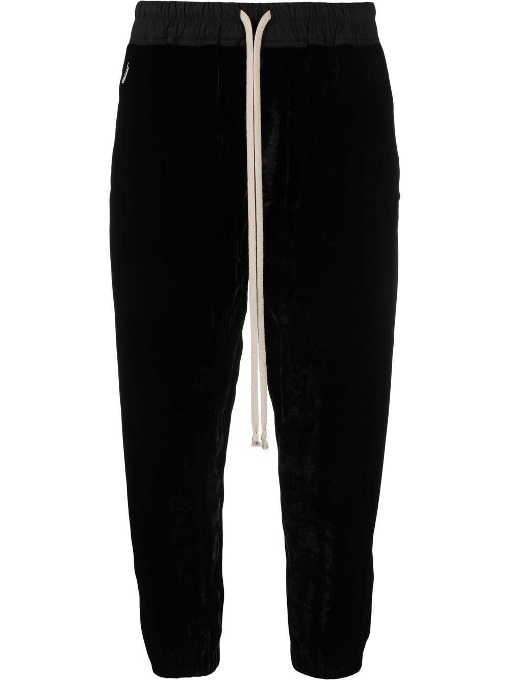 Rick Owens 露踝运动垮裤 - 黑色