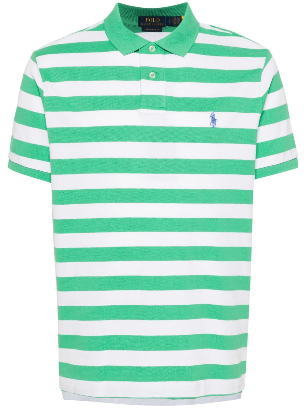 Polo Ralph Lauren Polo Pony 条纹polo衫 - 绿色