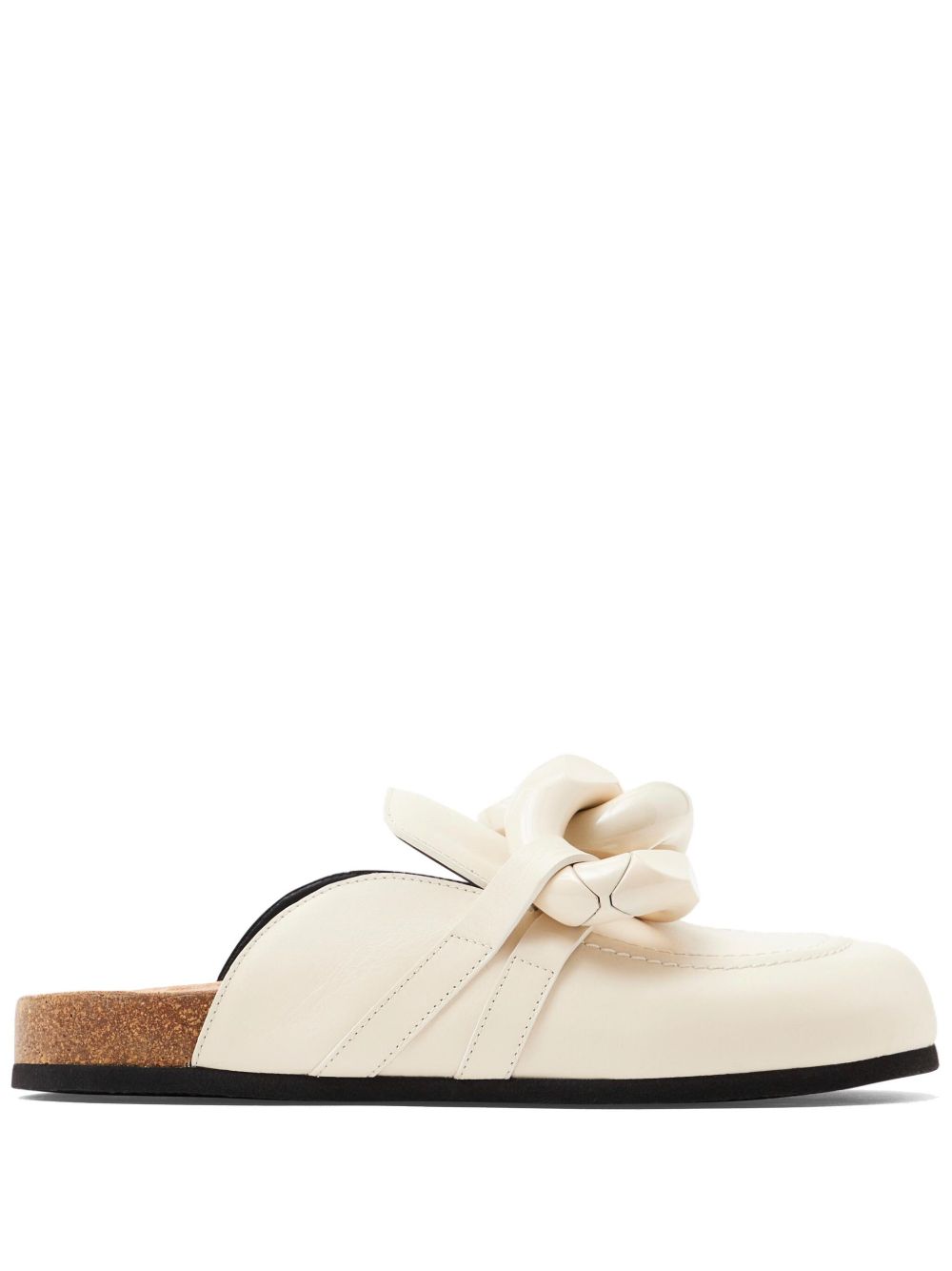 JW Anderson 搭链皮质穆勒鞋 - 中性色