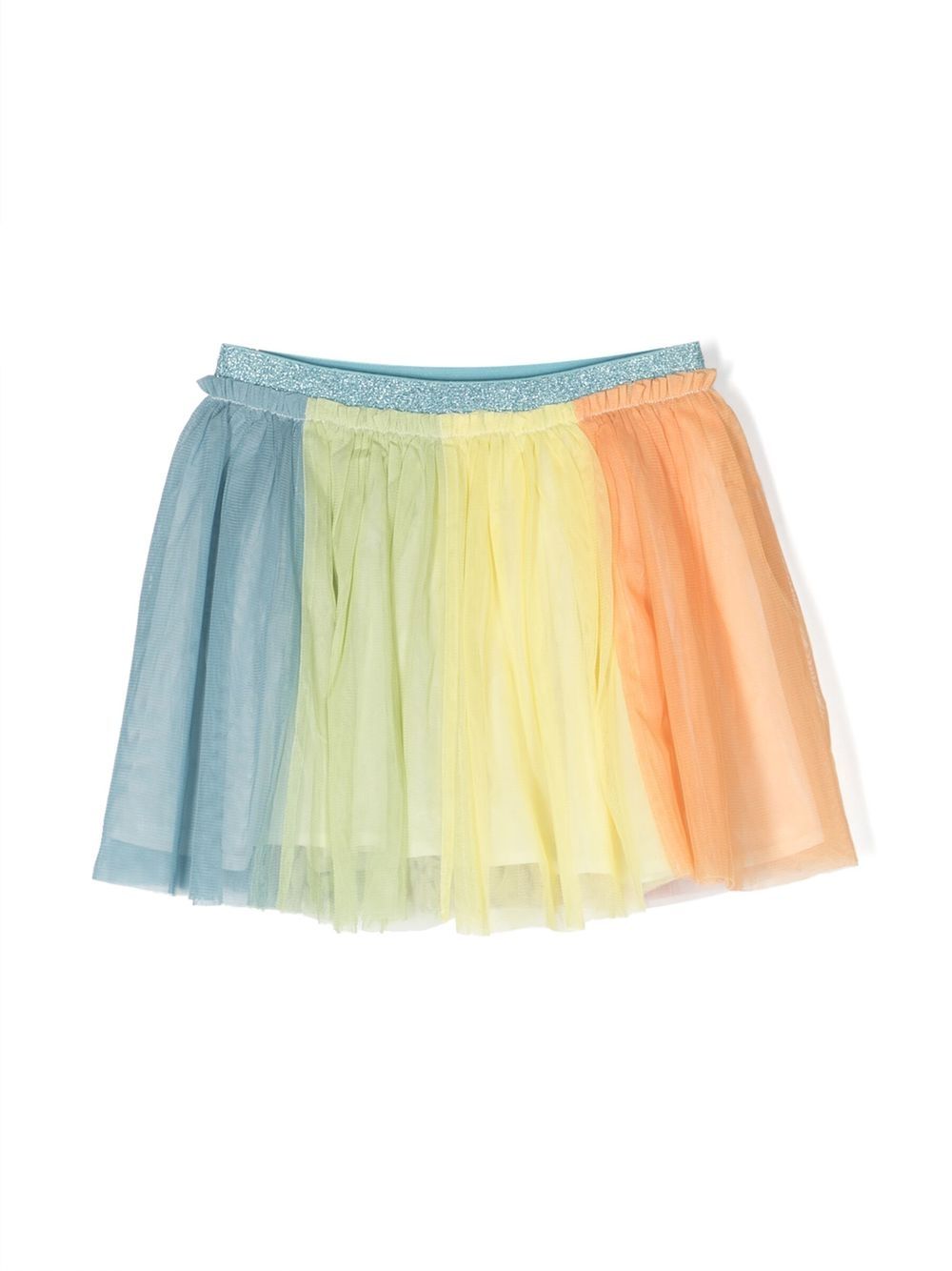 Stella McCartney Kids 金属感腰身芭蕾半身裙 - 粉色