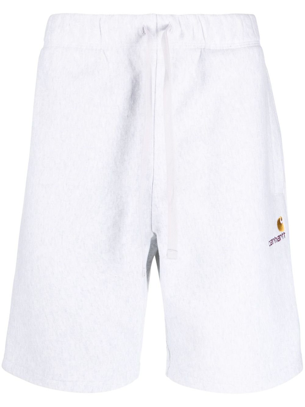 Carhartt WIP 抽绳棉混纺短裤 - 灰色