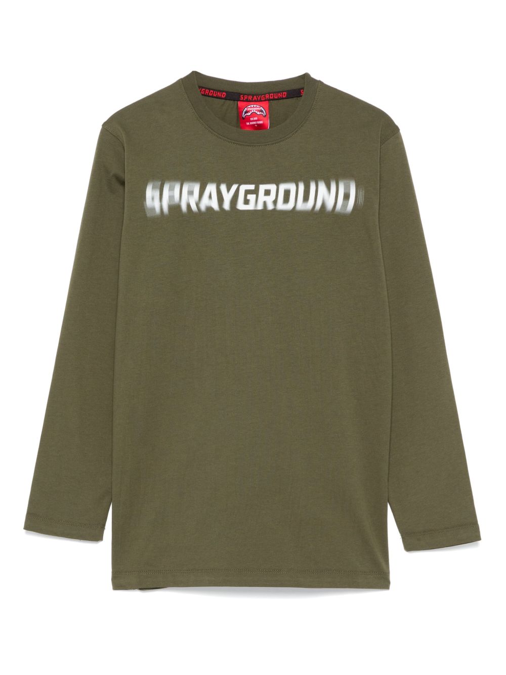 sprayground kid 失焦效果T恤 - 绿色
