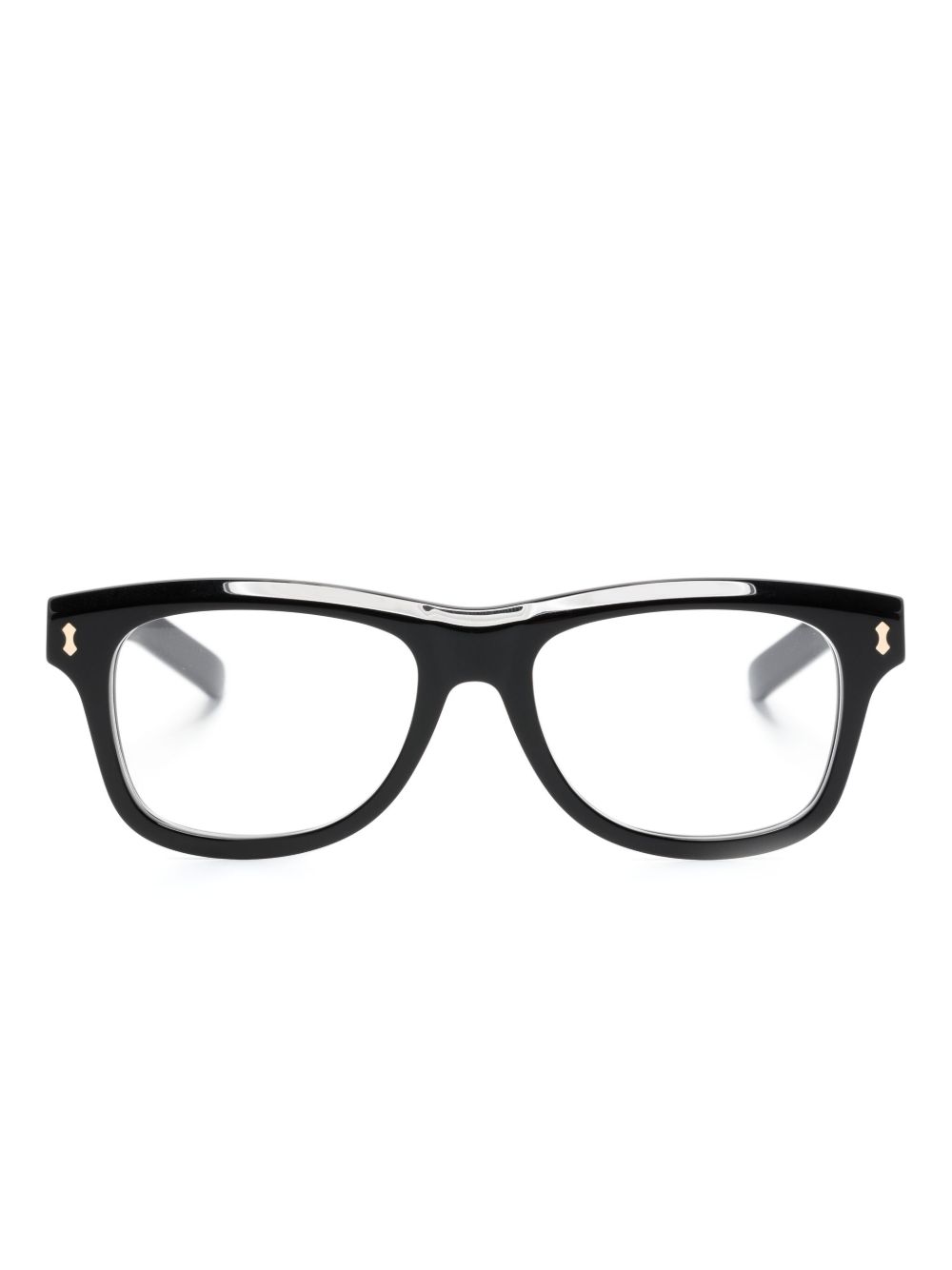 Gucci Eyewear 方框眼镜 - 黑色