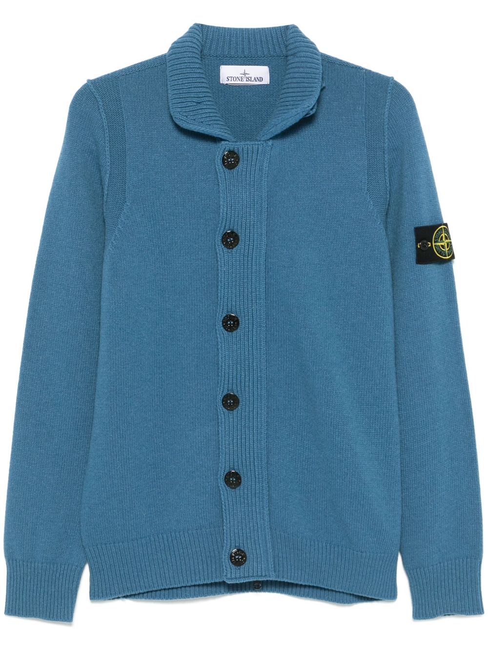Stone Island 罗盘徽章开衫 - 蓝色