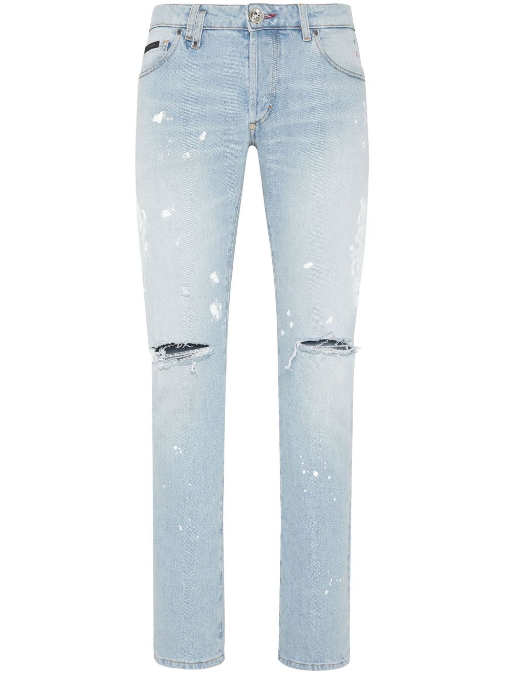 Philipp Plein Super Straight 牛仔裤 - 蓝色