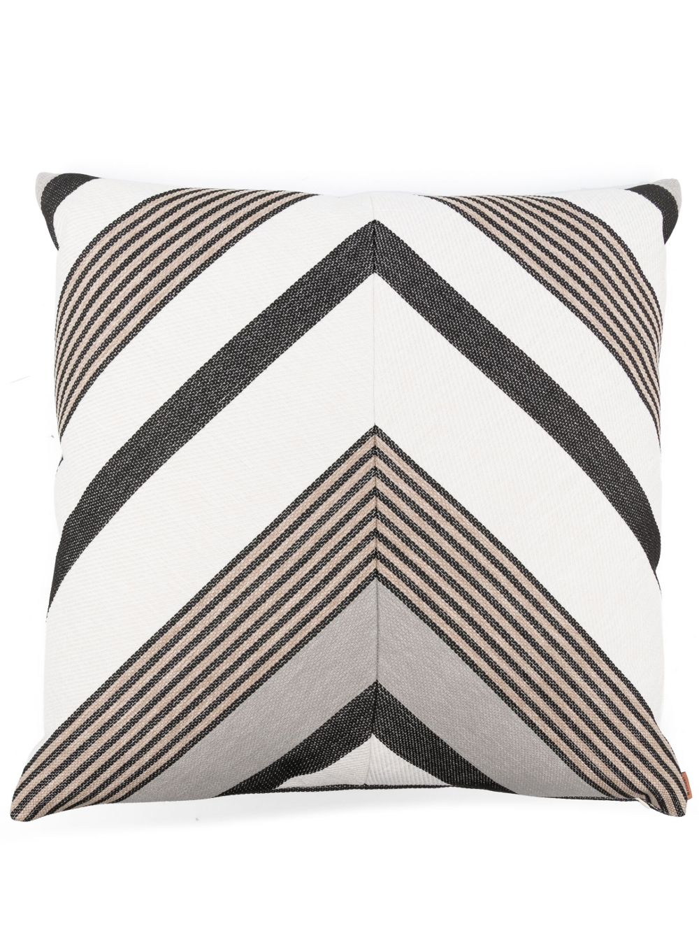 Missoni Home 条纹细节抱枕 - 白色