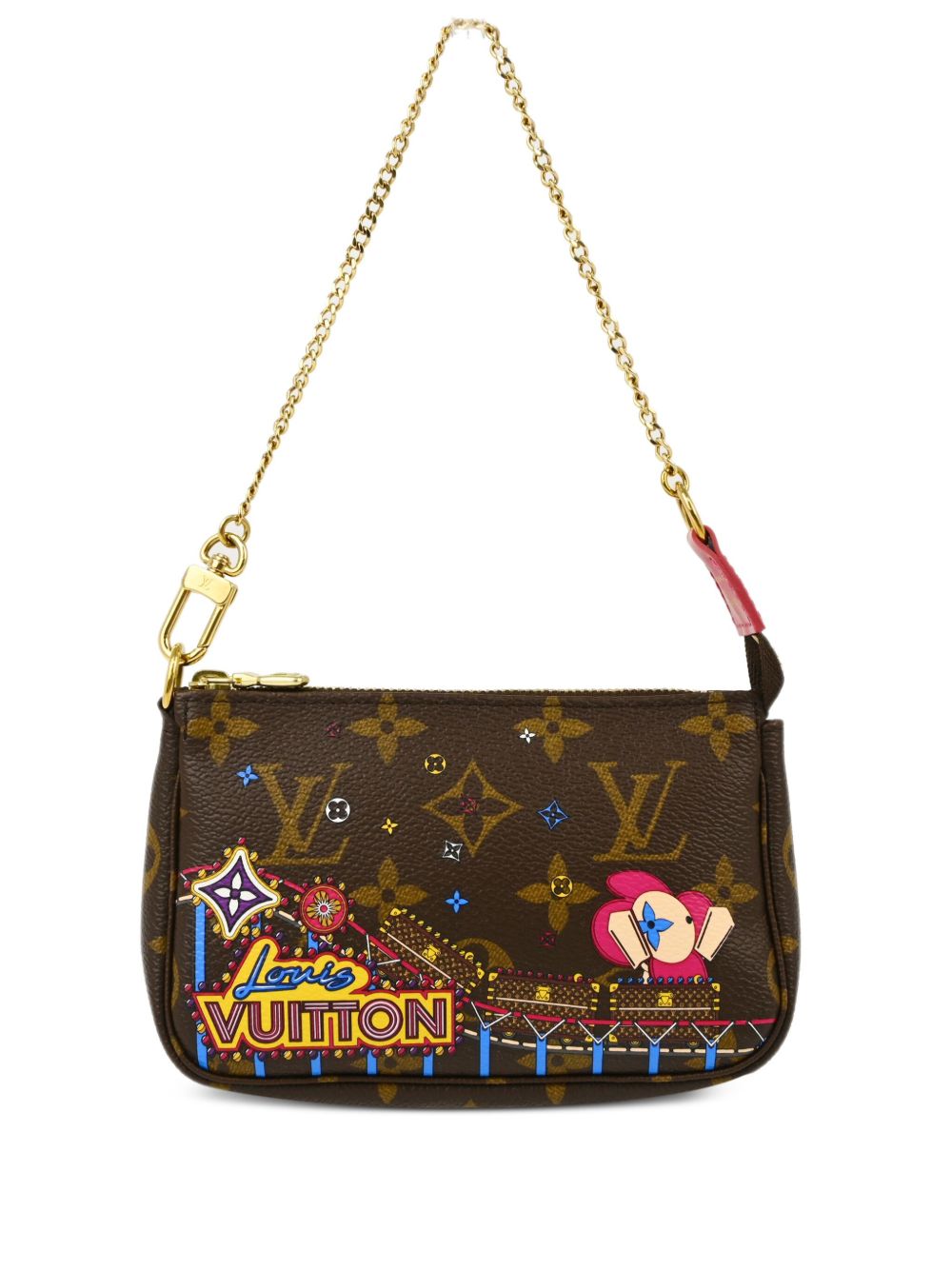 Louis Vuitton Pre-Owned Vivienne Pochette Accessoires 迷你手拿包（2020年典藏款） - 褐色